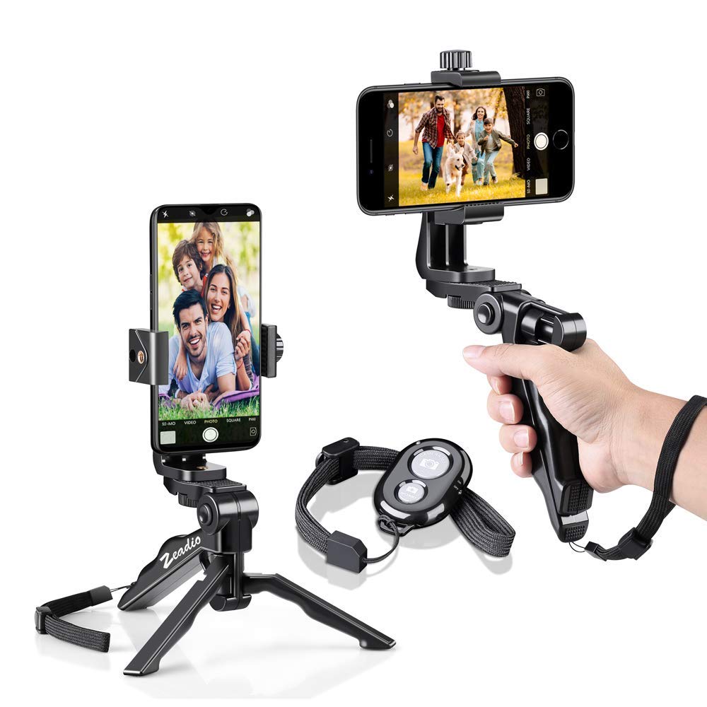 Zeadio Ergonomic Swivel Smartphone Handheld Grip Stabilizer